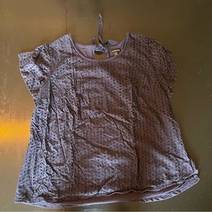 Lane Bryant 2X Dark Blue Dress Shirt Blouse